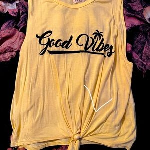 Good vibes muscle tank